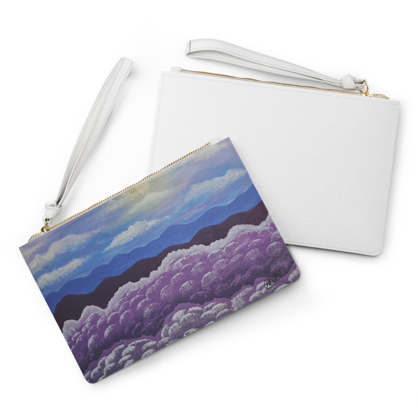 Sunset Landscape Clutch Bag - Stylish and Functional Accessory