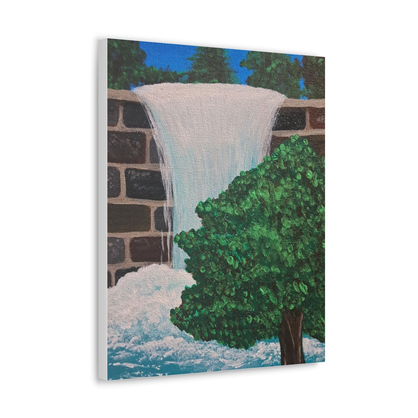 Nature-Inspired Canvas Art - Waterfall & Tree