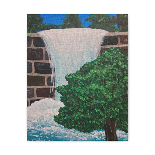 Nature-Inspired Canvas Art - Waterfall & Tree